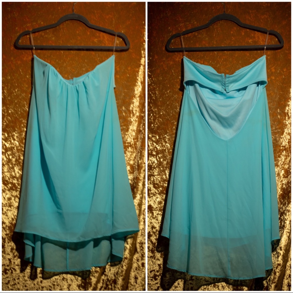 Flowy Blue Mini Dress